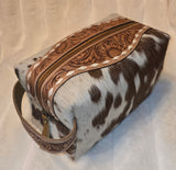 Cowhide Shaving Kit Bag