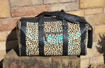 Duffle Bag Black Spotted