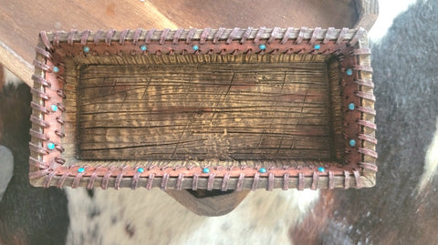 Turquoise Belt Tray